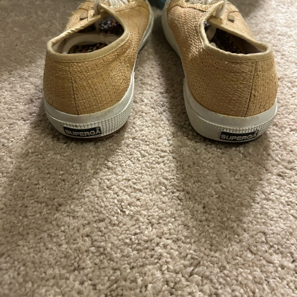 Superga Tan and Multicolor Women's Sneakers - Picture 5 of 6